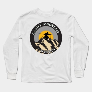 Castle Mountain Resort Ski -  Alberta Long Sleeve T-Shirt